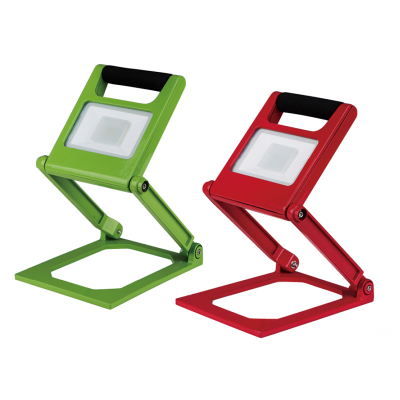 Hight quality red & black color 20w rechargeable foldable led flood light